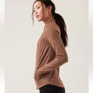 NWT Salutation Jacket S Tall in Shanti Animal Beige